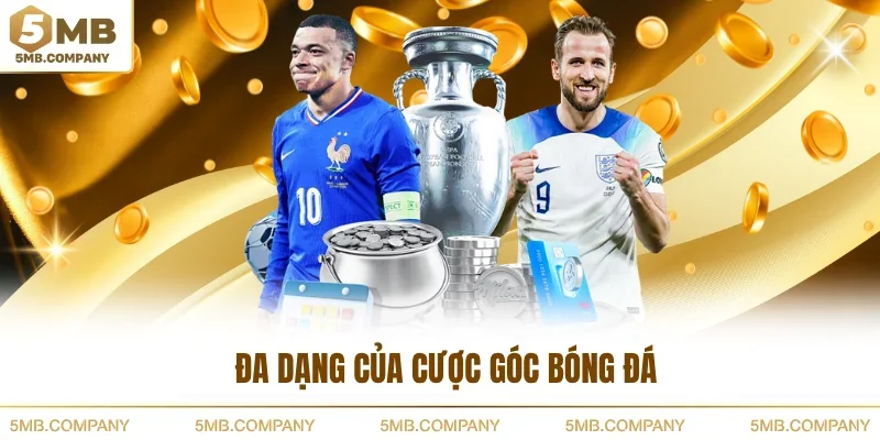 Đa dạng của cược góc bóng đá